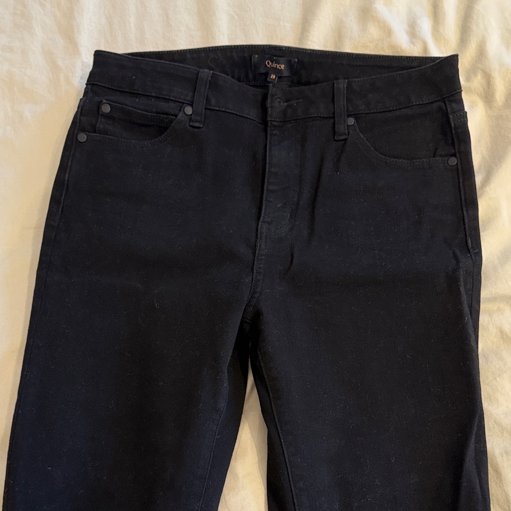 Quince Women's Black Skinny Jeans